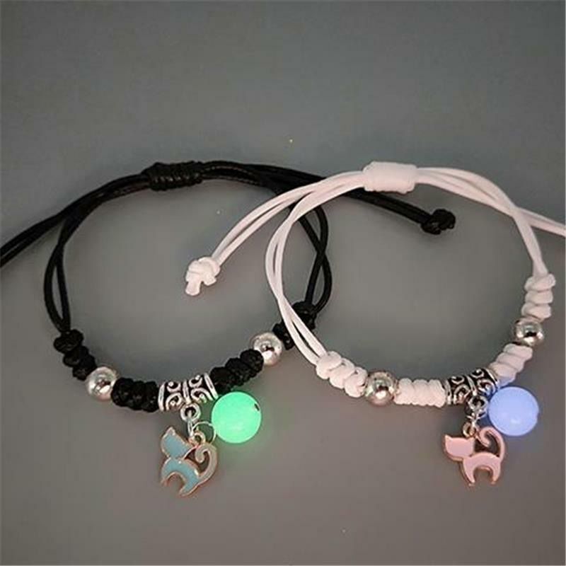 Women's & Men's & Luminous Female Two Girlfriends Friendship Bracelets