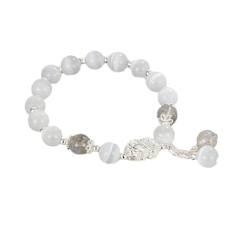 Bracelets cadeaux féminins de personnalité de tempérament d'opale de pierre de lune