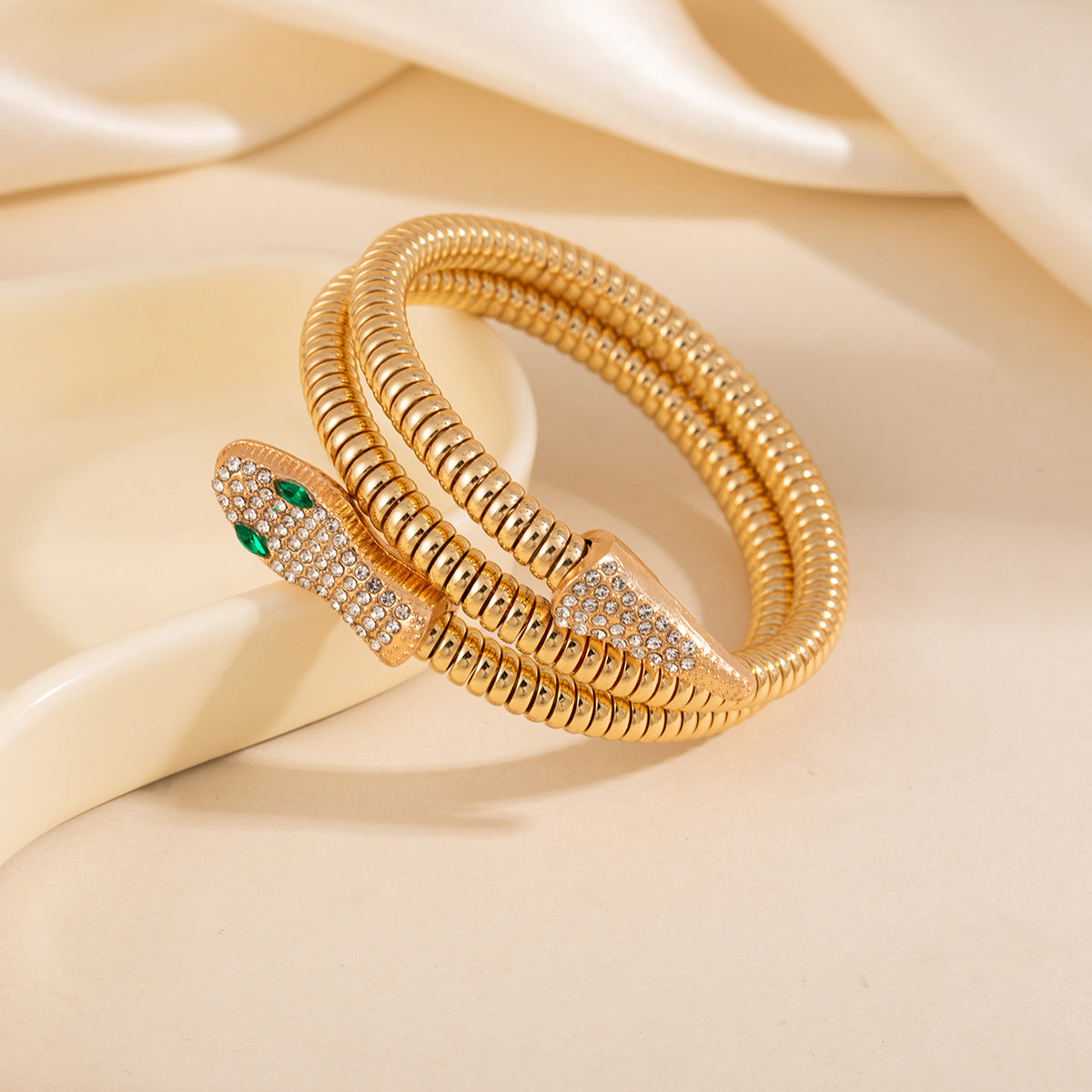 Women's Exaggerated Personalized Fashion Simple Snakelike Winding Vintage Bracelet