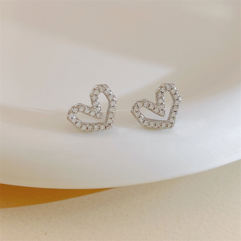 Boucles d'oreilles de haute qualité, Design de niche tendance, Style froid simple