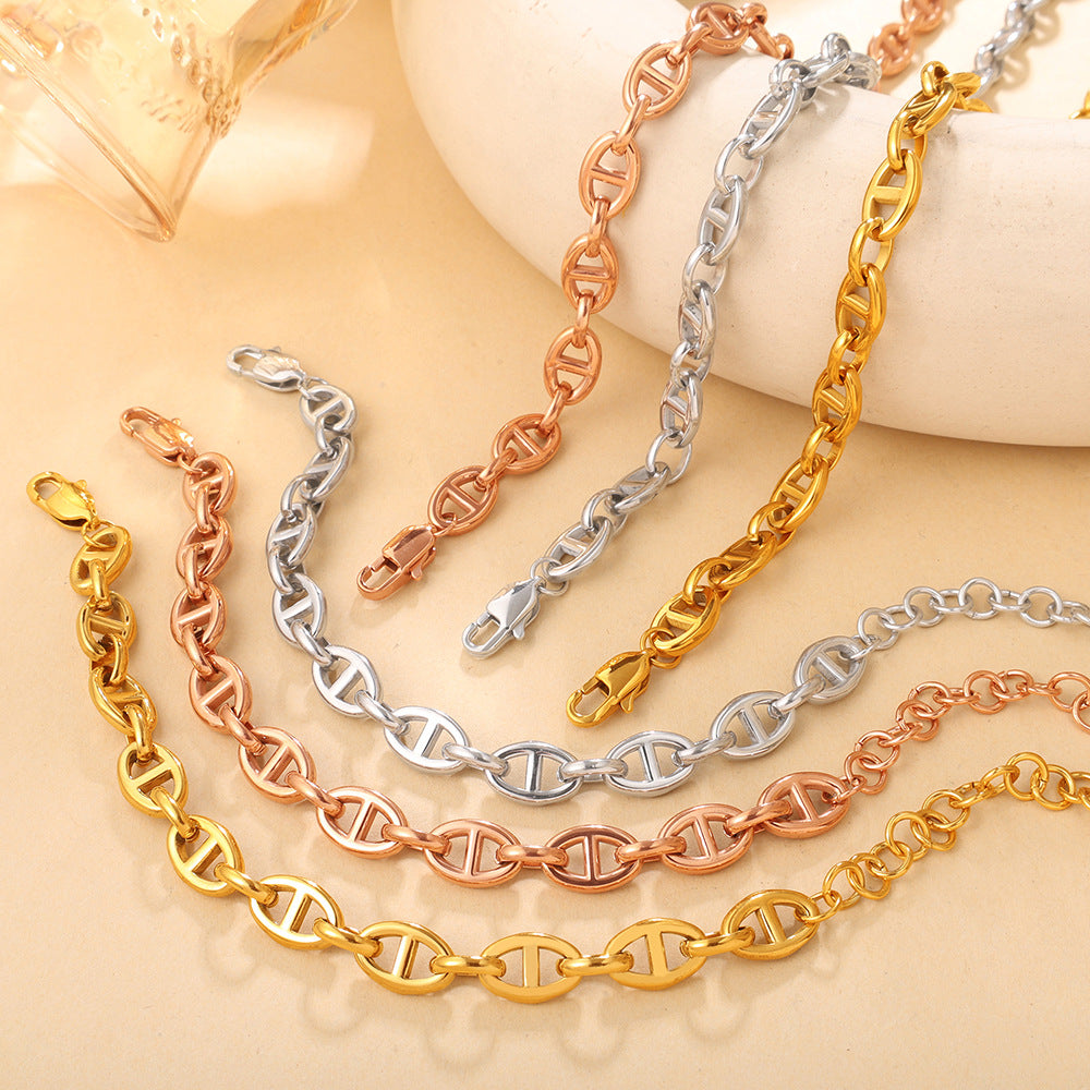 Simple Stylish Personality Collarbone Trendy Design Jewelry Set