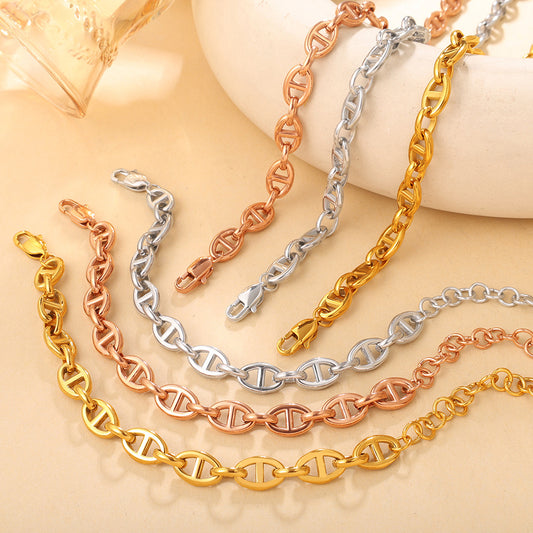 Simple Stylish Personality Collarbone Trendy Design Jewelry Set