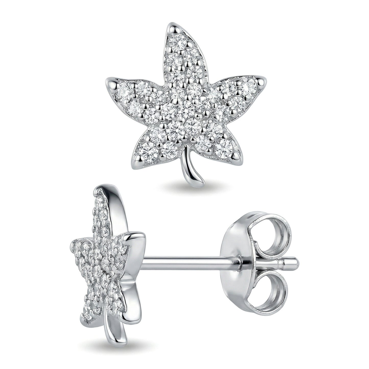 Women's & Men's Material Finely Inlaid Niche High Sense Basic Stud Earrings