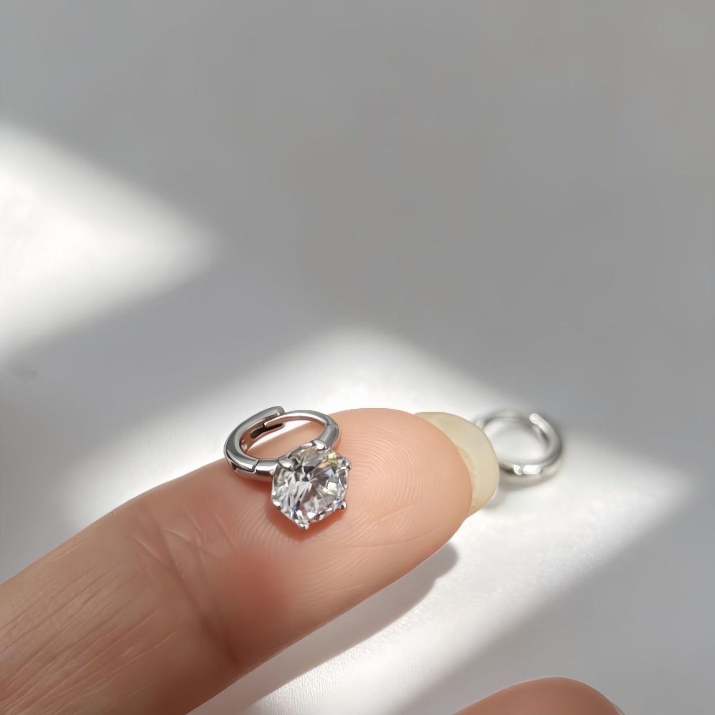 Whole Body Sier Clip Twin Style Small Bone Mini Auricle Ear Buckle