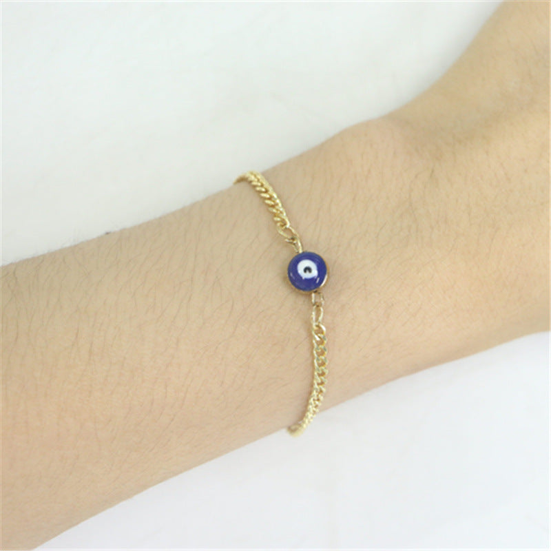 And Stylish Personality Trendy Eyeballs Accessories Metal Bracelets