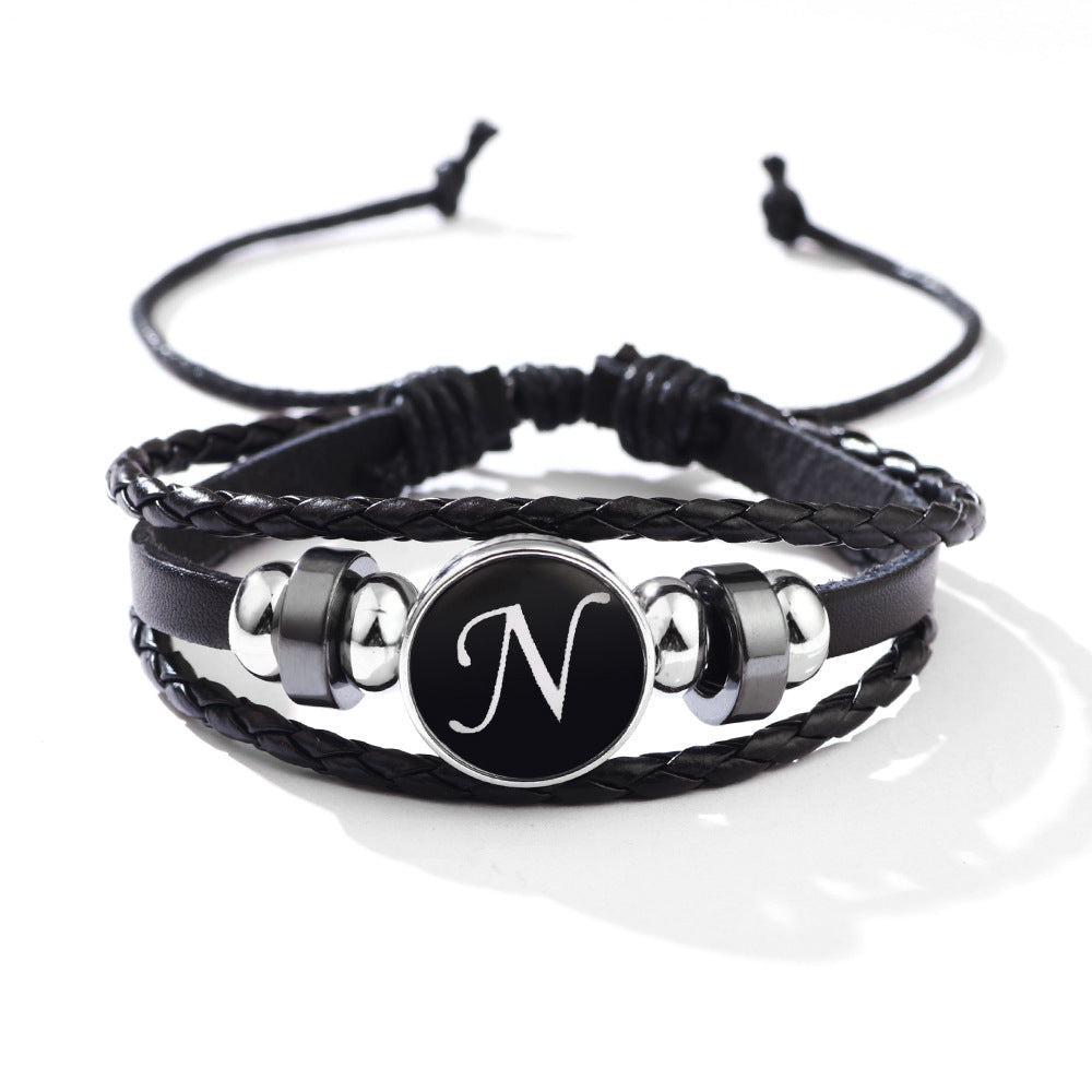 Classic Simple English Letter Personality Fashion Bracelets