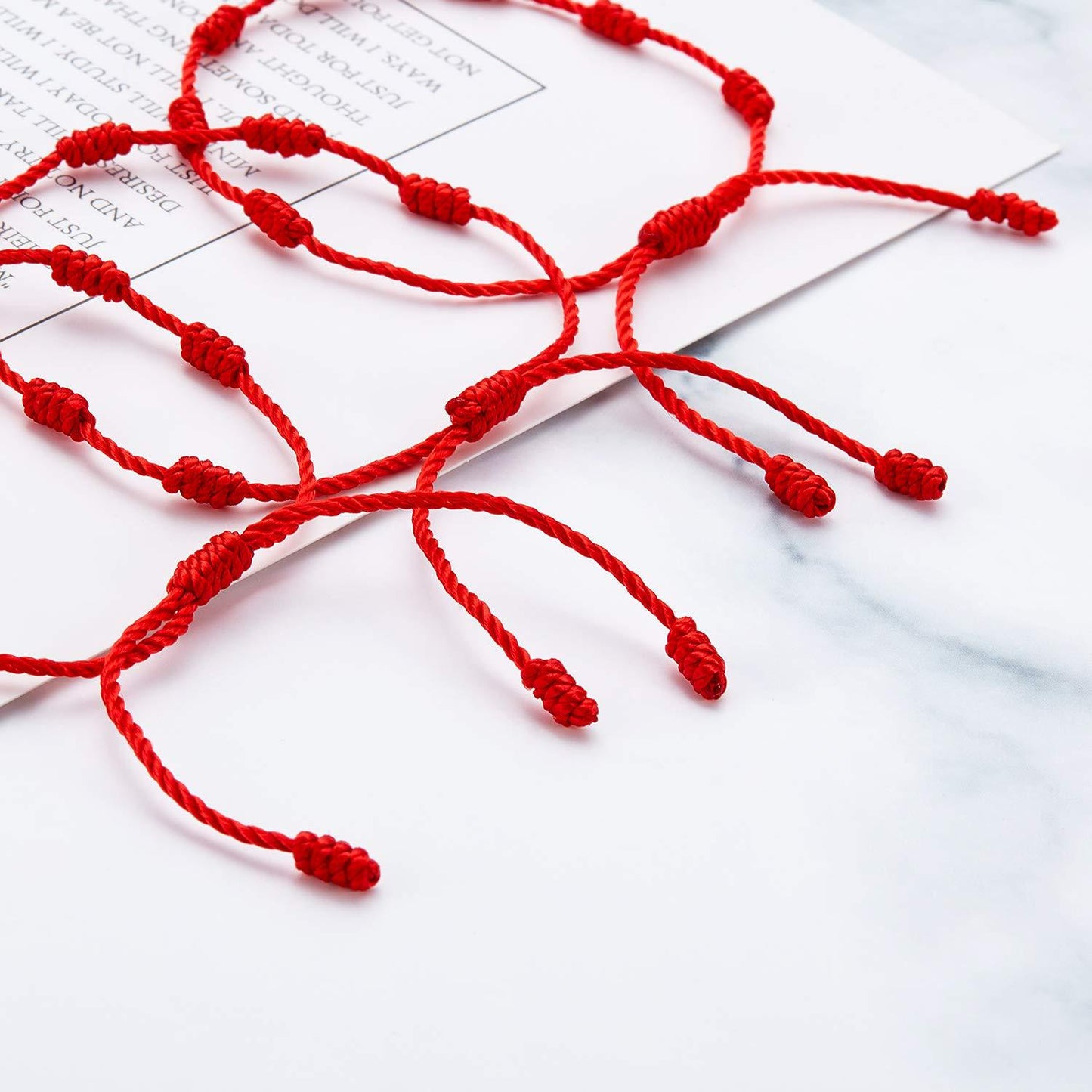 Red Black Rope Pull Adjustable Girlfriends Carrying Bracelets