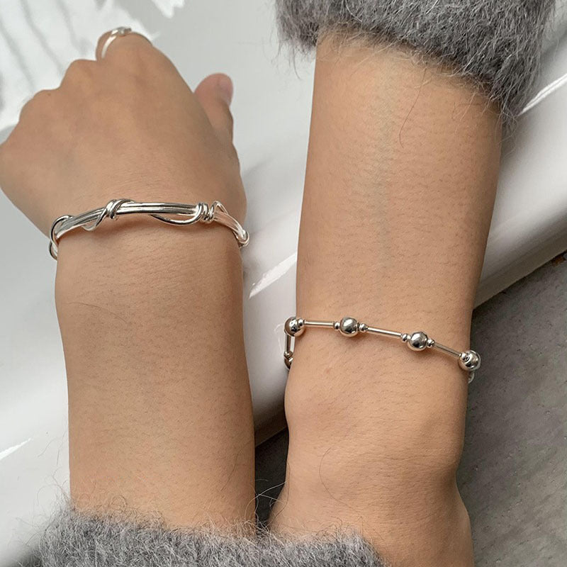 Bracelets simples de personnalité de Style froid de mode de niche ouverte