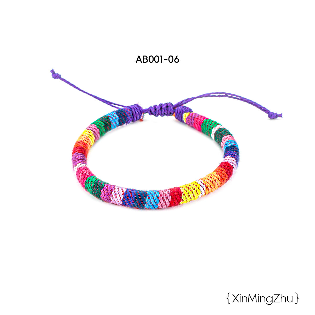 Bohemian Ethnic Style Colored Friendship Fabric Bracelets