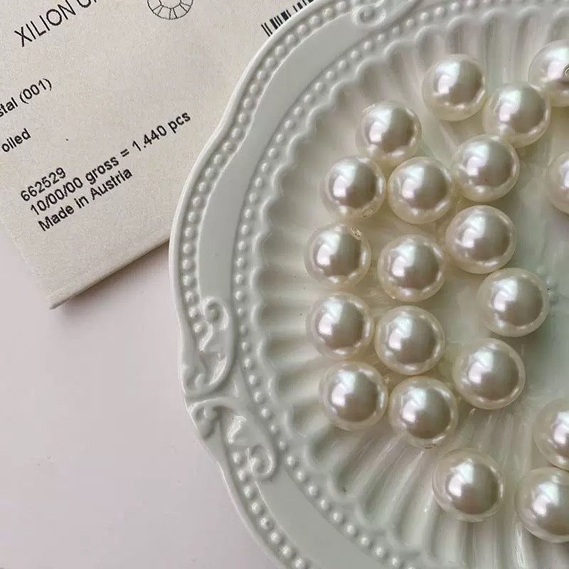 Style Elegant Faux Pearl Clips Female Mosquito Coil Niche Rings