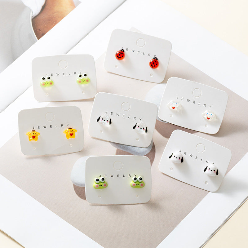 Cute Cartoon Animal Niche Fashion Temperament Stud Earrings
