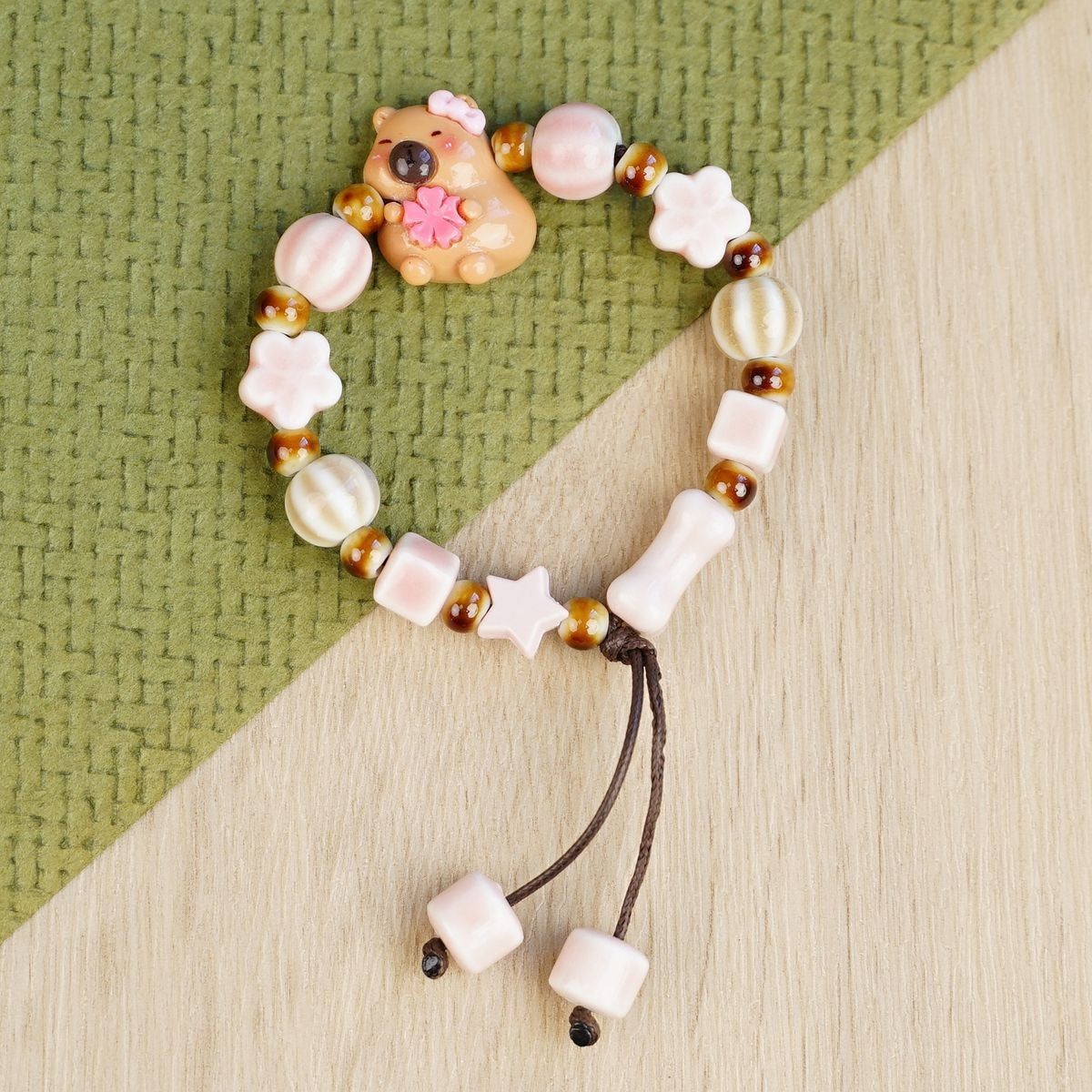 Ceramic National Style Gift Hand-woven Fresh Wild Chinese Bracelet