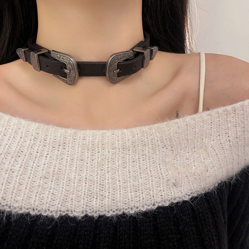 Vintage Metal Hot Collar Punk Cool Necklaces