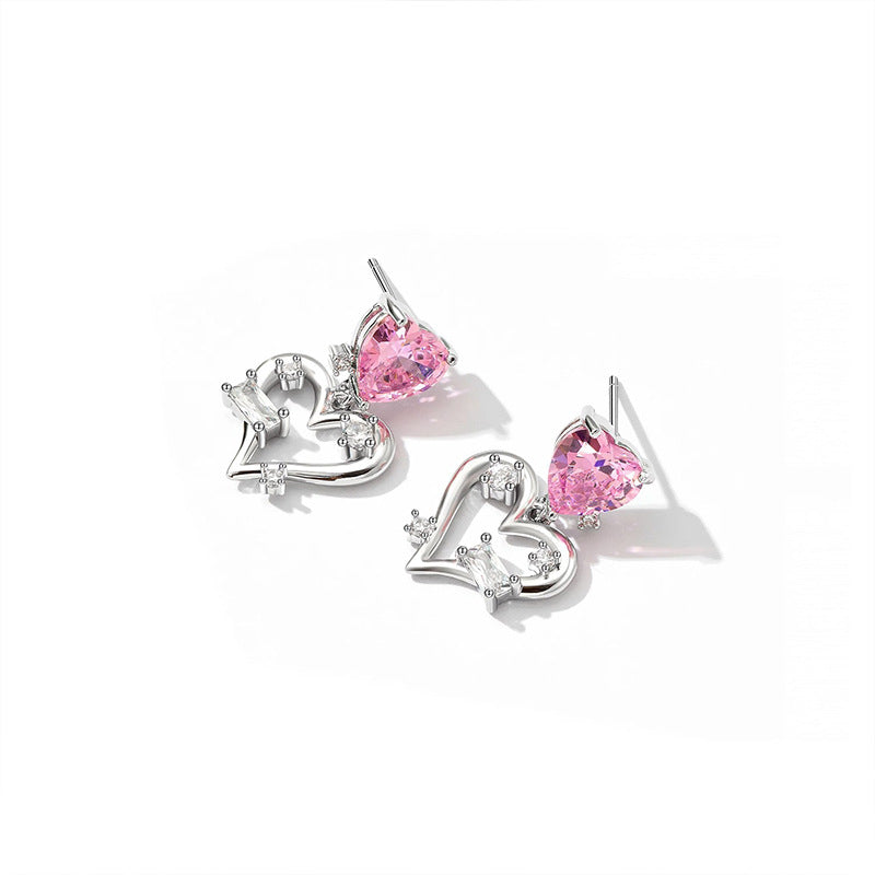 Women's Zircon For Light Luxury Minority High-grade Earrings