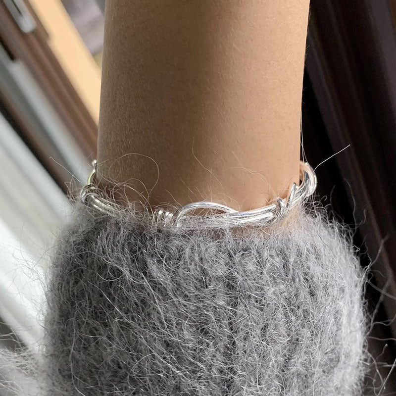 Bracelets simples de personnalité de Style froid de mode de niche ouverte