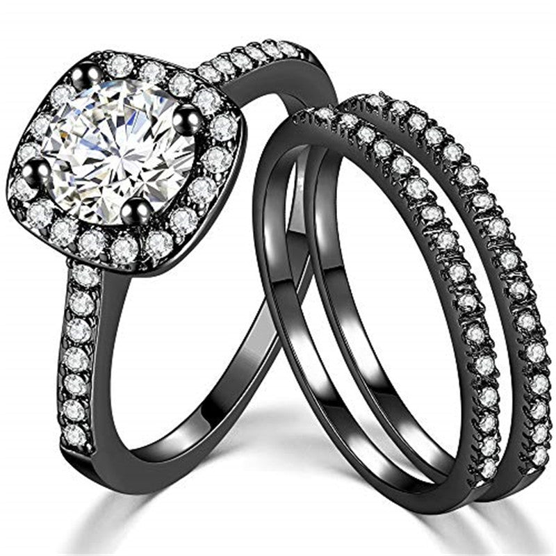 Graceful Classy Women's Popular Engagement Electroplated Ring