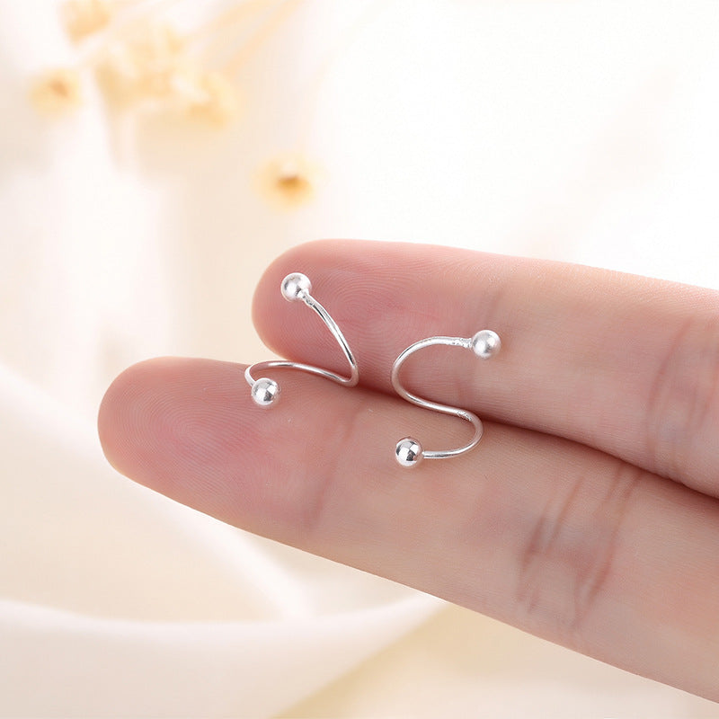 Boucles d'oreilles plaquées élégantes à la mode pour femmes, Design de Niche, de haute qualité