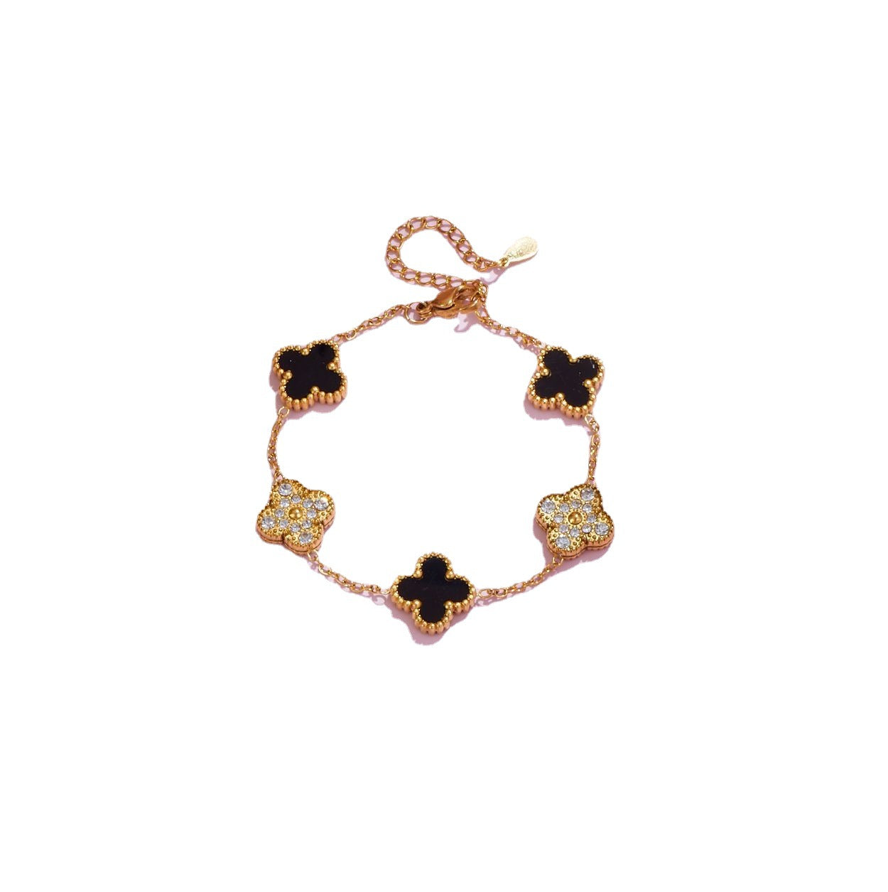 Fritillary Lucky Pork Belly Four-leaf Clover Bracelets