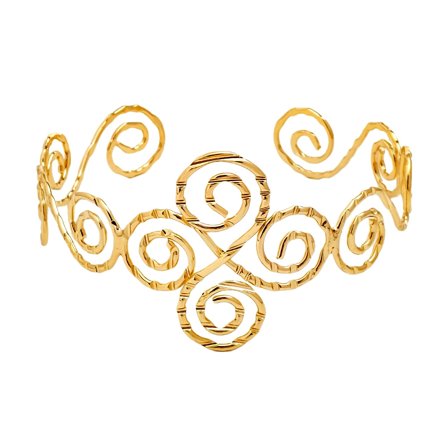 Personality Street Style Retro Metal Circle Opening Bracelet