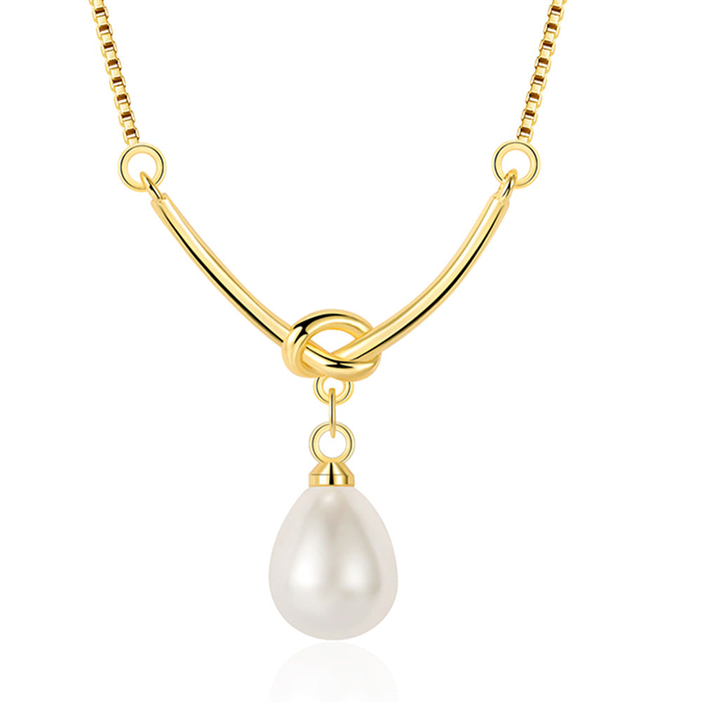 Pearl Nodule Special Styling Design Affordable Necklaces