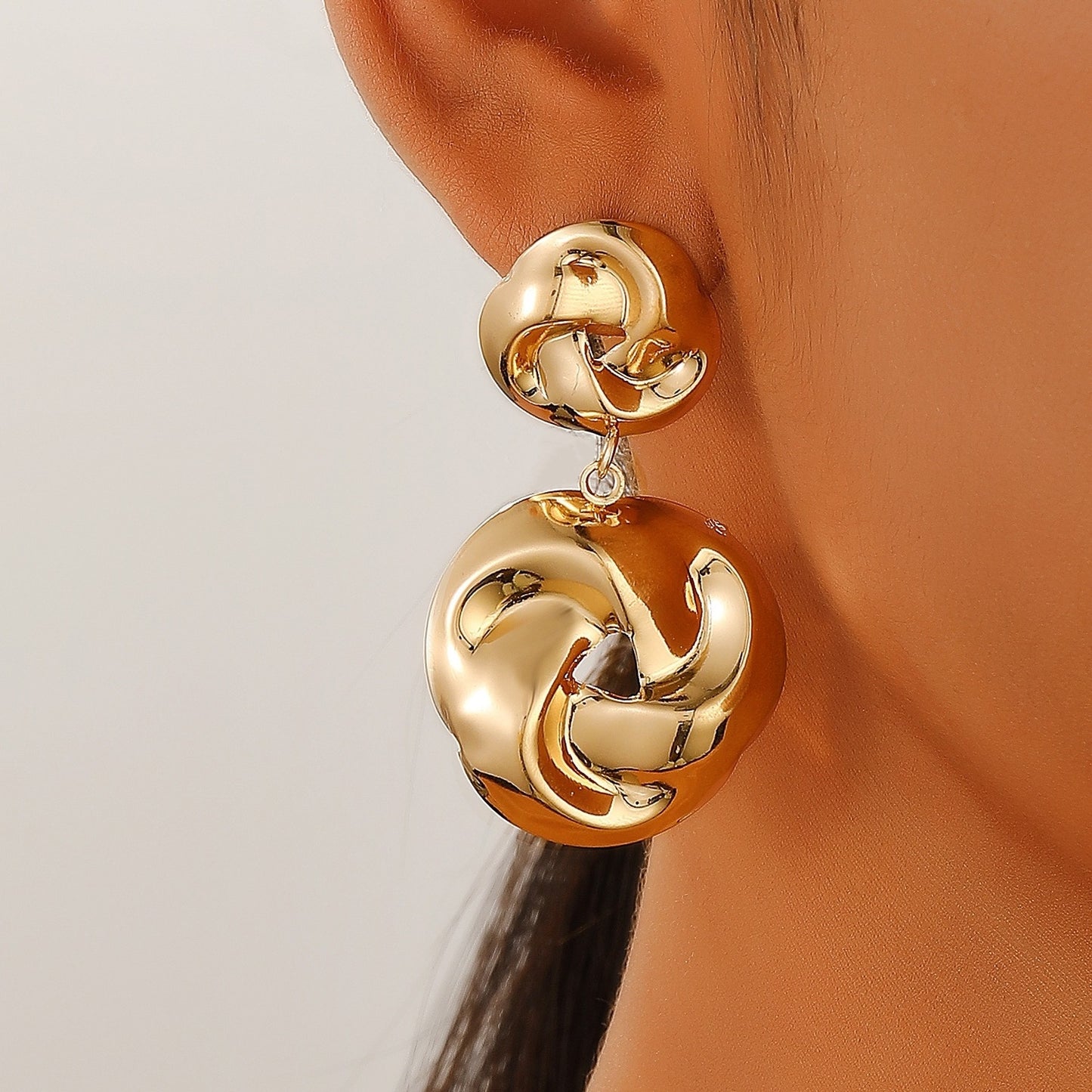 Fashion Minimalist Creative Twist Personality Knotted Ear Rings