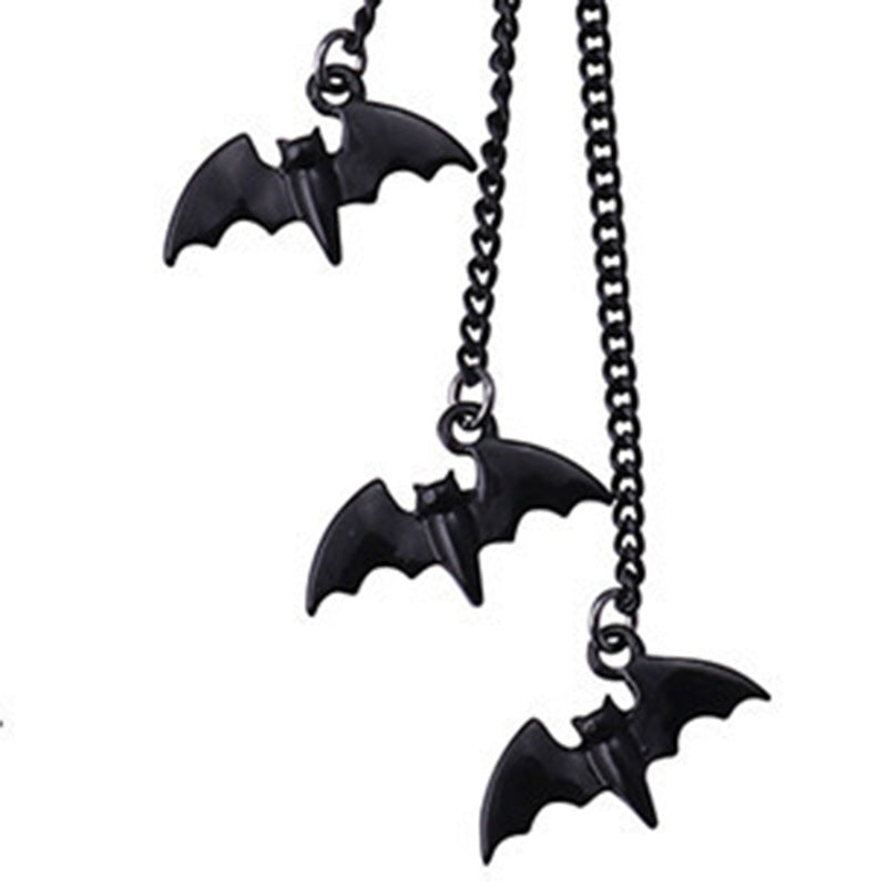 Versatile Innovative Unique Halloween Bat Welfare Earrings