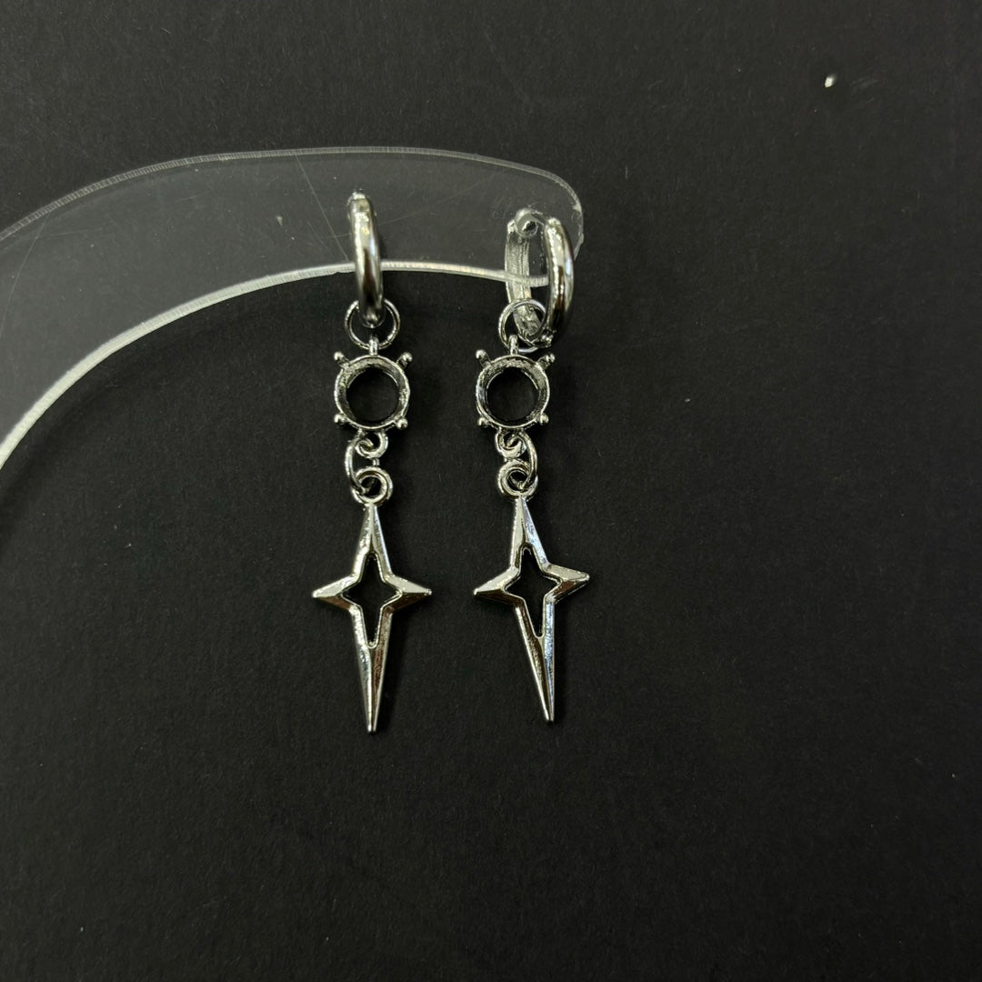 Glamorous Popular Round Bow Holder Pairs Earrings