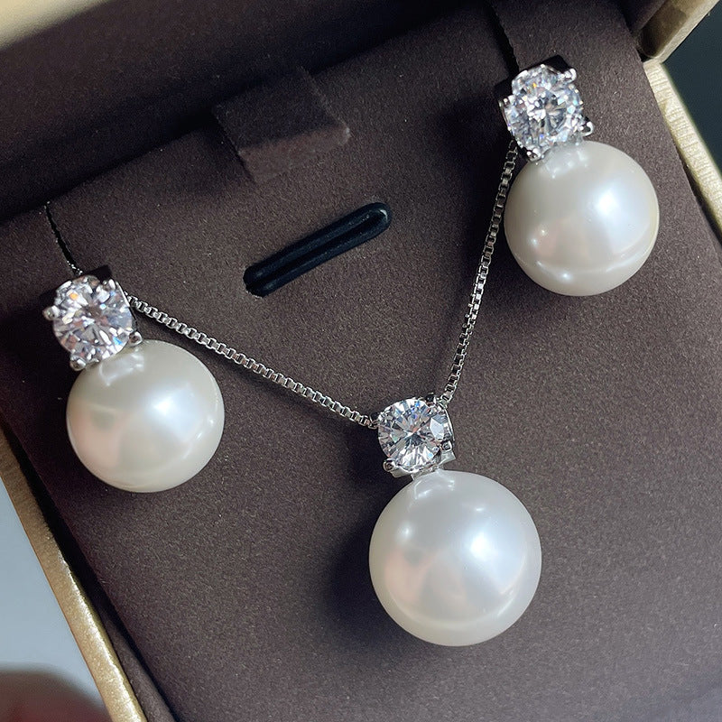 Shi Simple Imitation Pearl Bride Bridesmaid Fashionable Rings