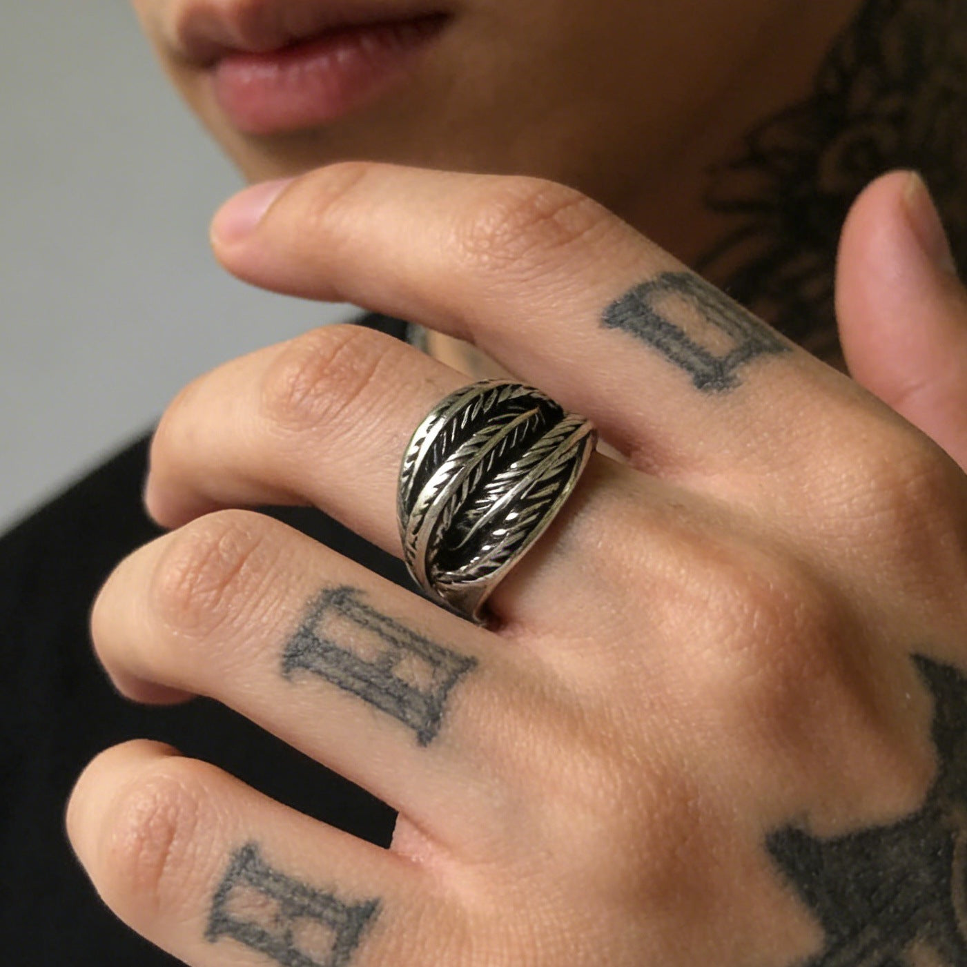 Men's & Women's Fashion Skull Dragon Retro Punk Single Rings
