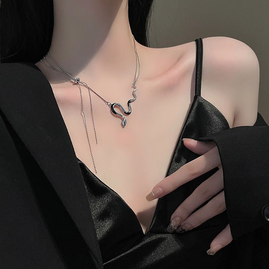 Women's For Hip Hop Cool Advanced Clavicle Light Necklaces