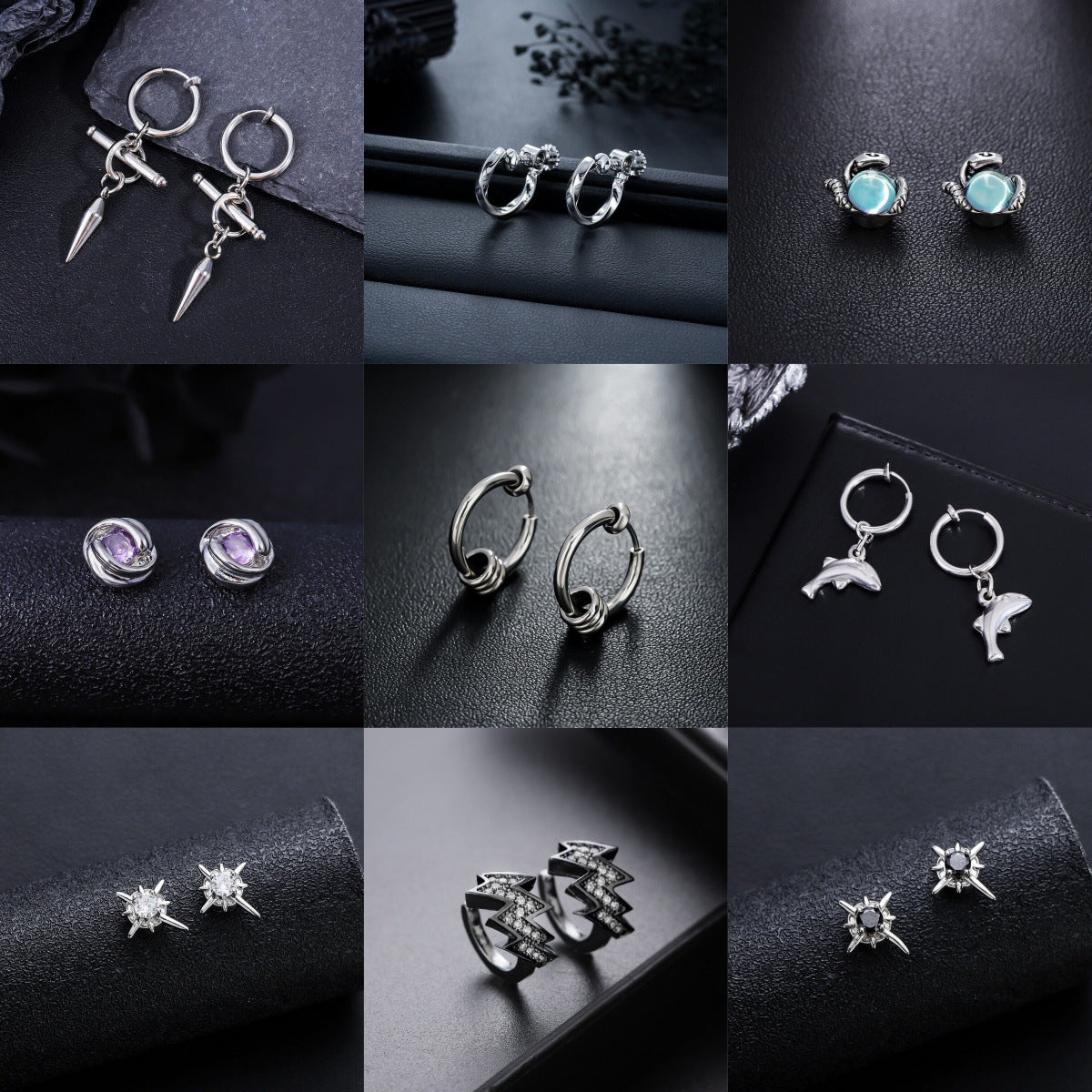 Men's Earless Light Luxury Fashion Female Niche Ear Clip
