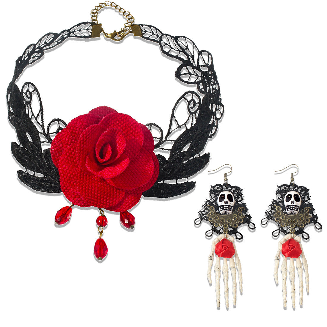 Halloween Horror Fashion Suit Dark Style Necklaces