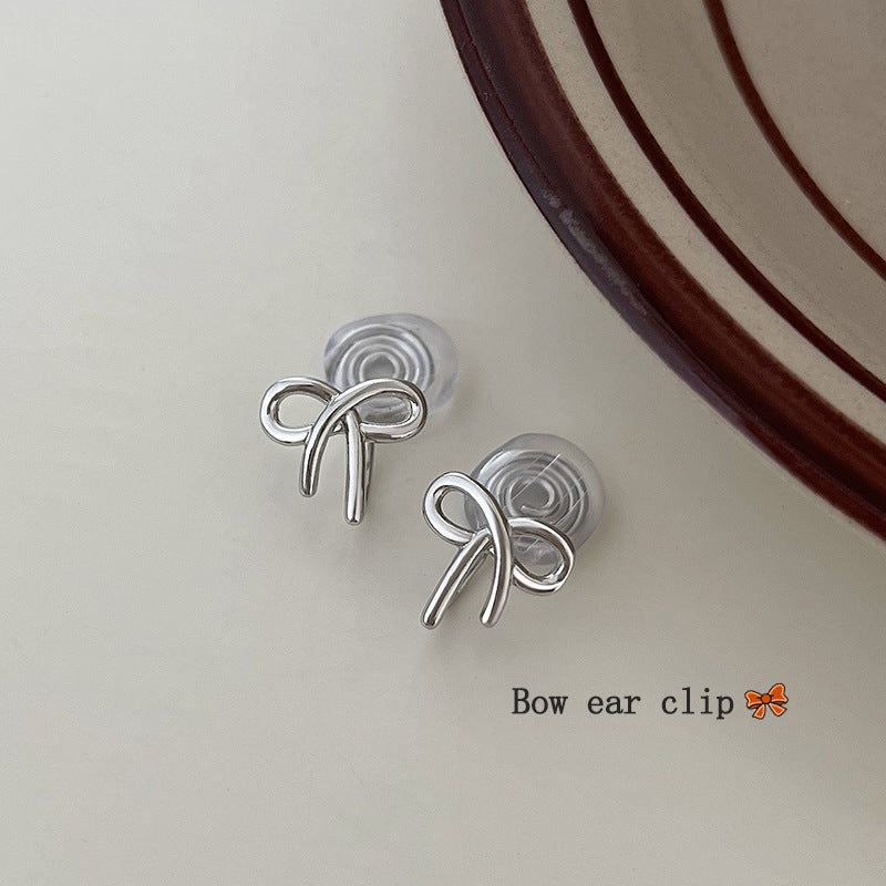 Women's Mosquito Coil Bow Sweet Daily Cute Ear Clip