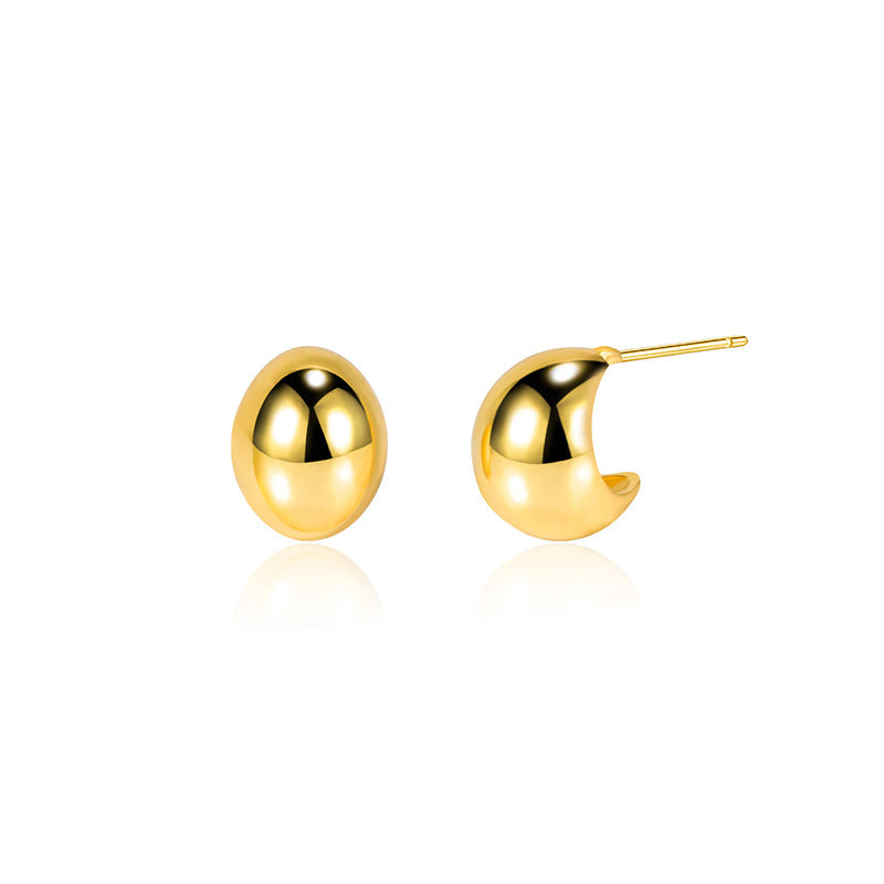 Cold Style High-grade Ear Geometric Water Earrings