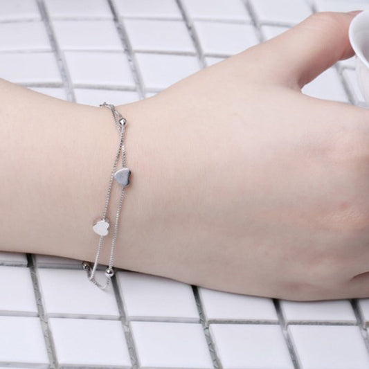 Loving Heart Female Temperament Design Girlfriends Bracelet