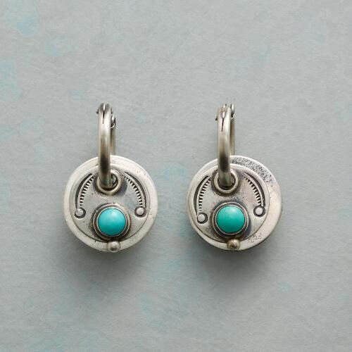 Casual Vintage Turquoise Drop-shaped Colorful Distressed Rings