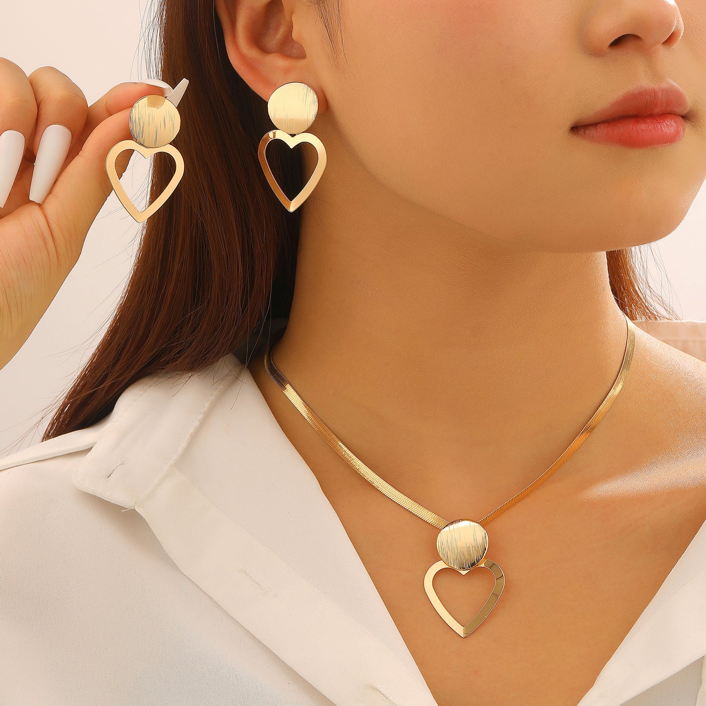 Women's Creative Heart Geometric Shape For Elegant Rings