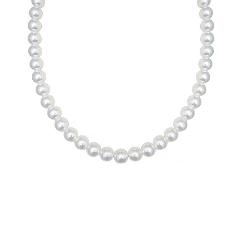 Women's Retro Glass Pearl For Light Luxury Necklaces