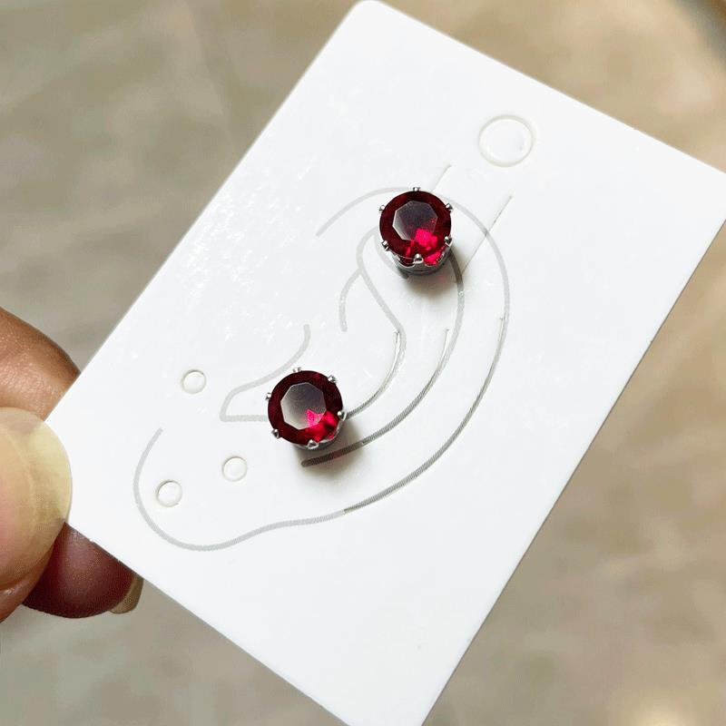 Super Flash Zircon Bone Nail Magnet Ear Clip