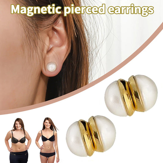 Magnetic Pearl Ear Clip Summer No Earrings