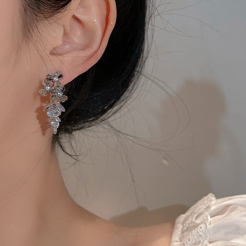 Grape Broken Feeling Summer Mosquito Coil Female Design Earrings