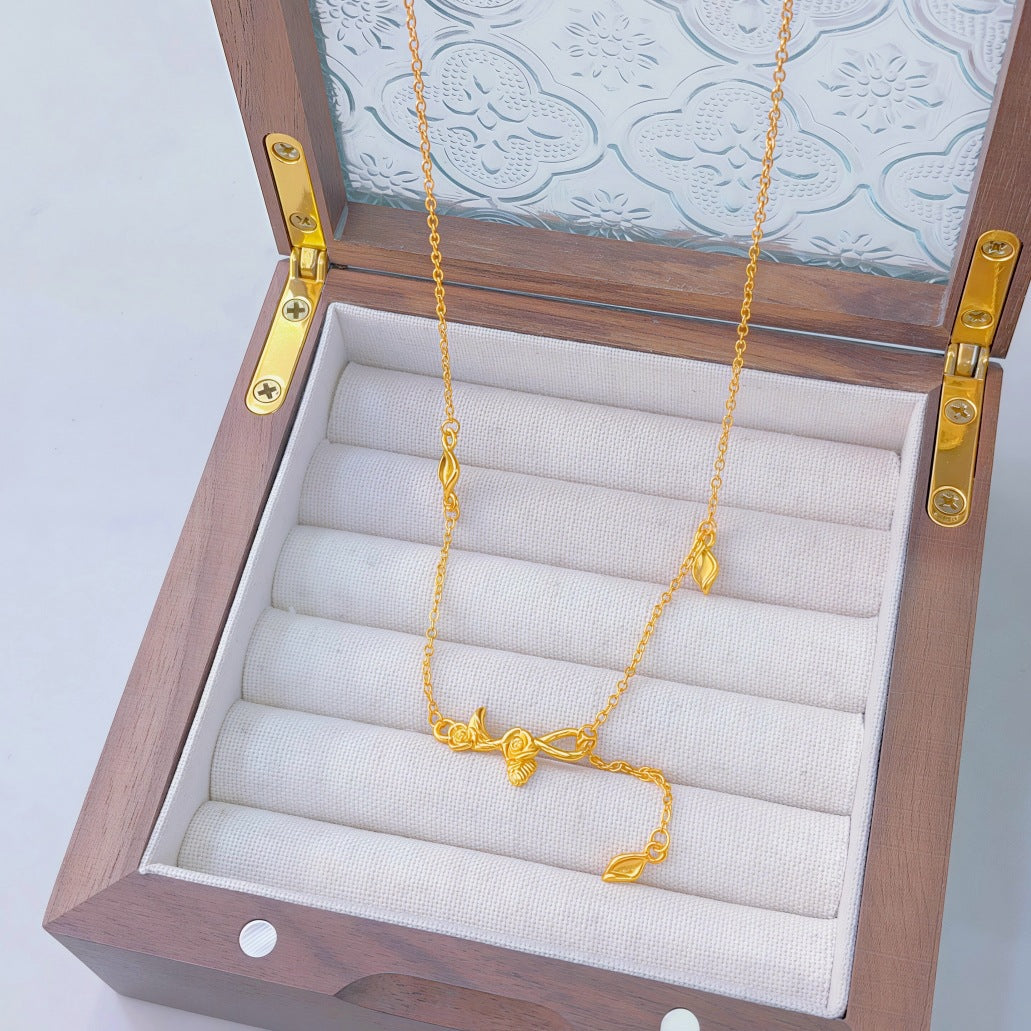 Ginkgo Leaf Variety Retro Affordable Luxury Fashion Design Necklace