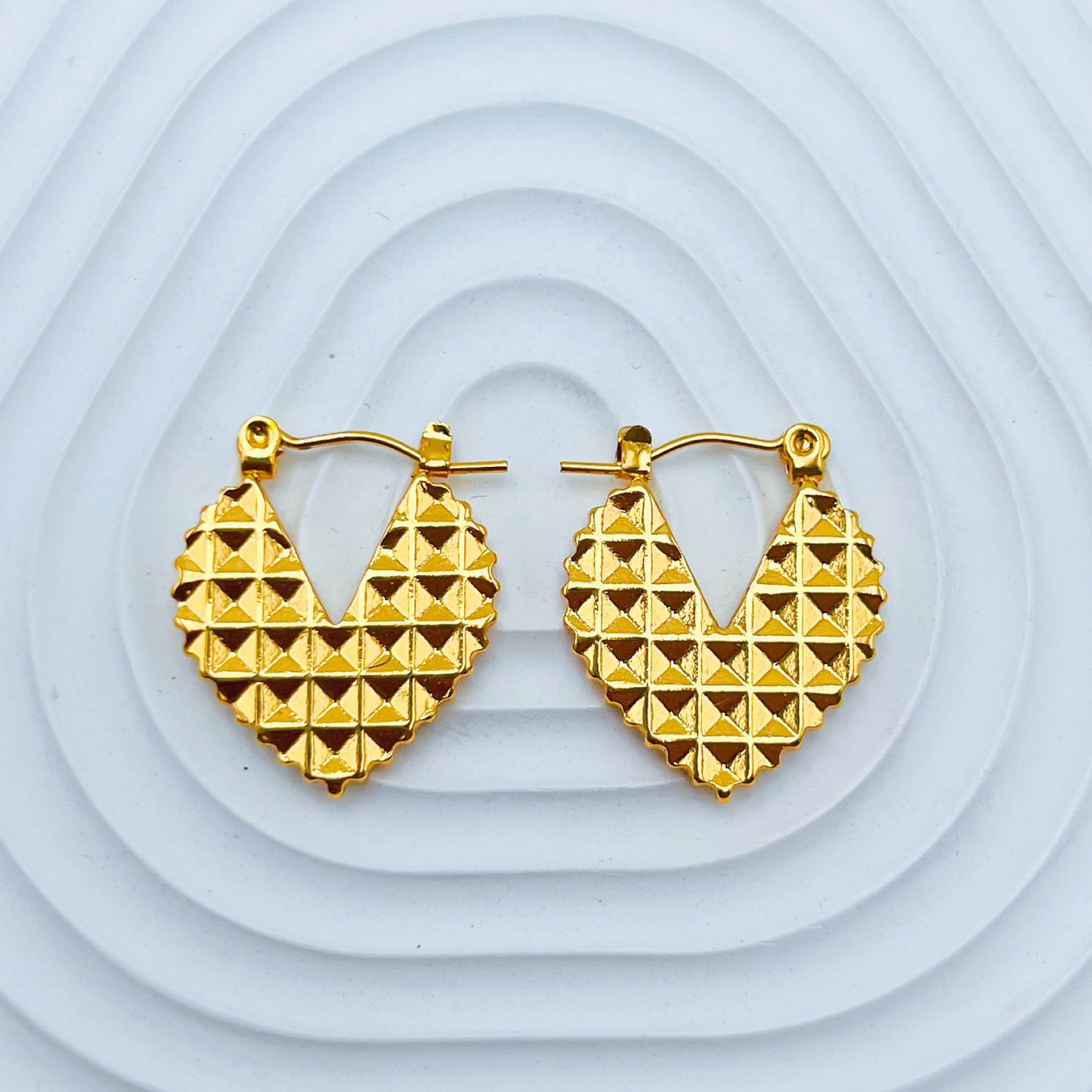 Tassel Ear Clip Female Stainless Steel Niche Exaggerated Earrings