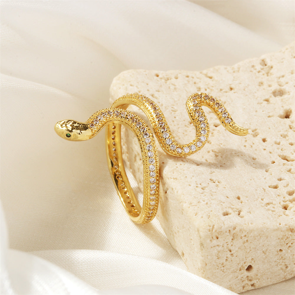 Female Niche Personality Affordable Luxury Sense Open Ring