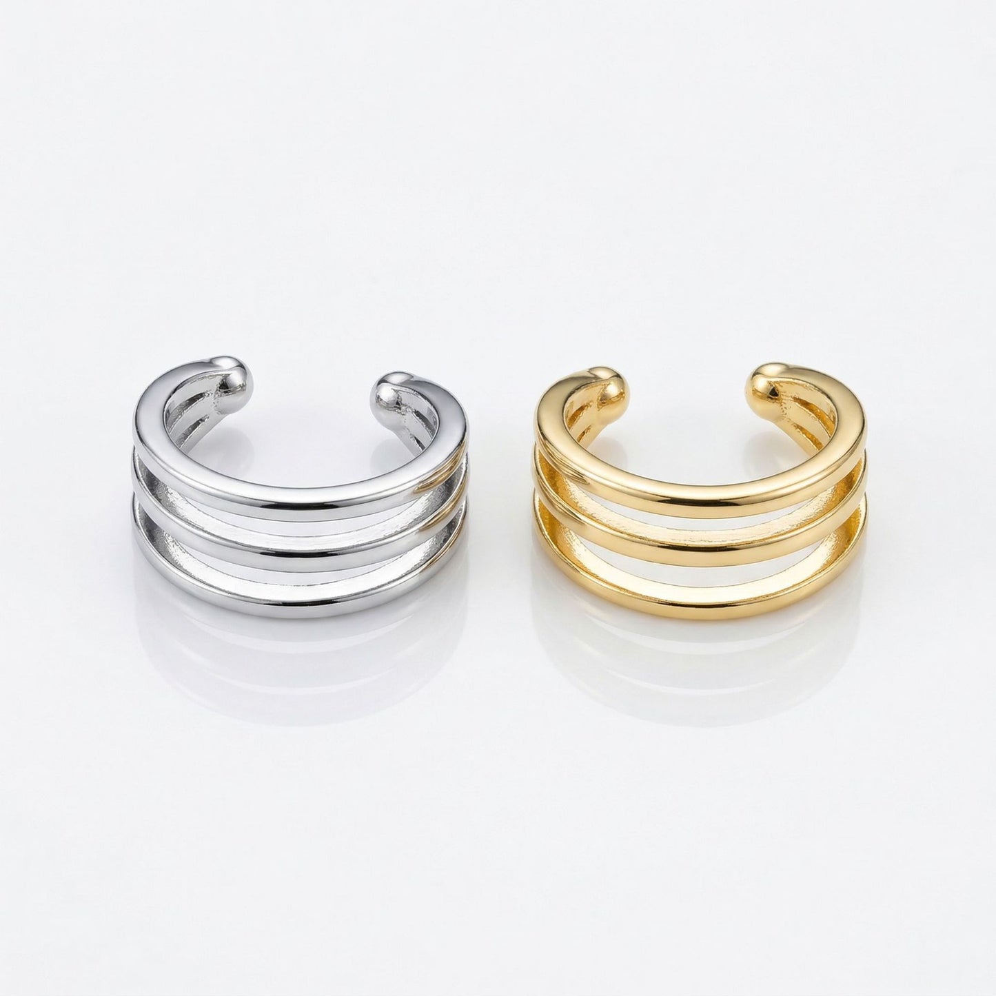 Copper Micro Inlaid Zircon Shaped Exquisite Versatile Without Ear Clip
