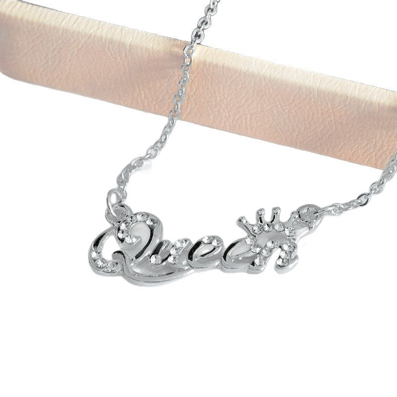 Korean Short Letter Clavicle Chain Female Necklaces