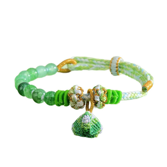 Festival Colorful Rope Perfect Peach Blossom Knot Bracelets