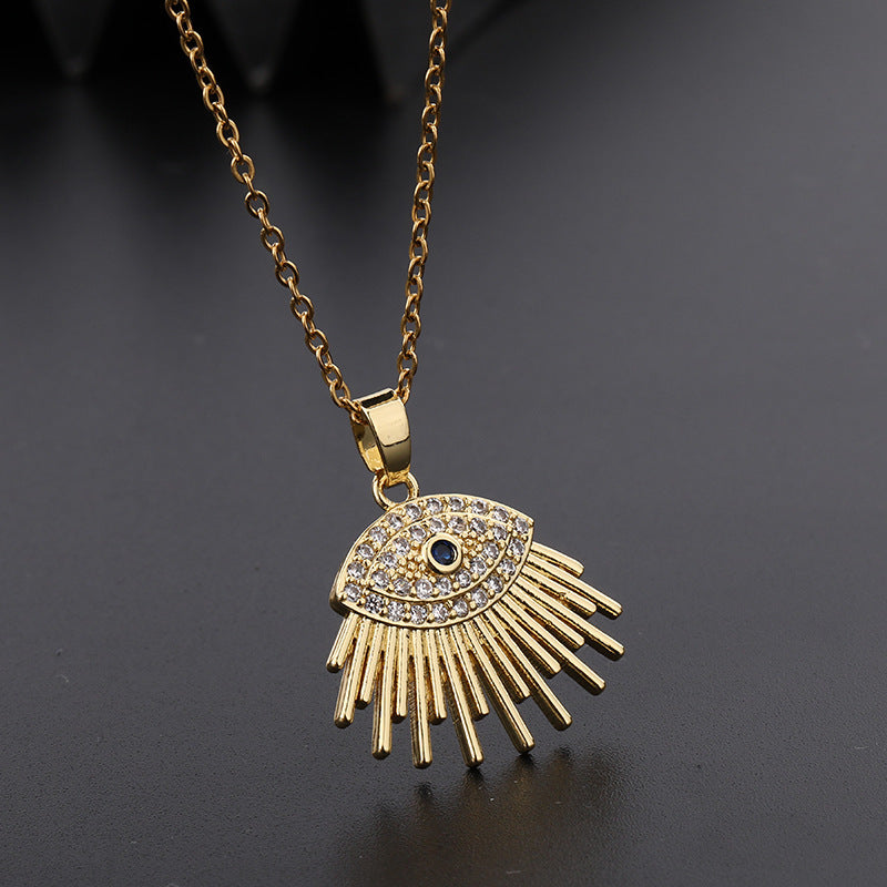 Fashion Devil's Eye Pendant Neck Accessories Necklaces