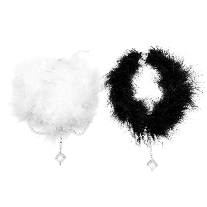 Furry Sexy Christmas Short Neckband Collar Necklaces