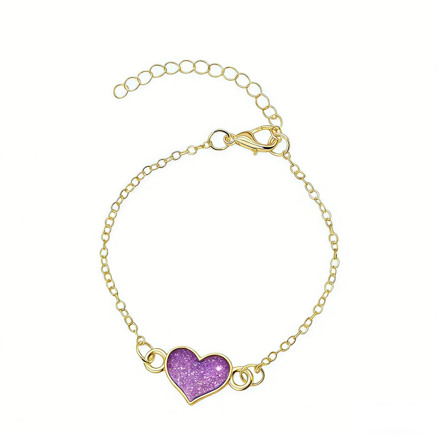Party Simple Heart Fresh Sweet Paint Peach Bracelets